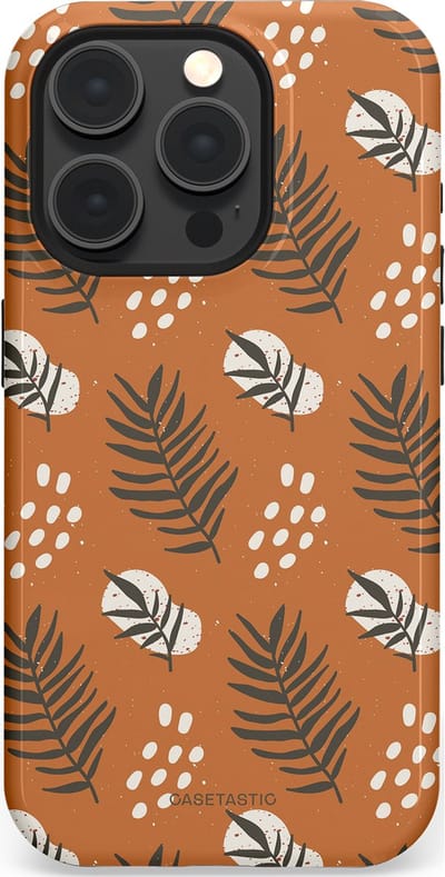 Casetastic Hoesje Geschikt voor Apple iPhone 15 Pro Magsafe - Stijlvolle Beschermende Duo-layer Case - Rustiek ritme
