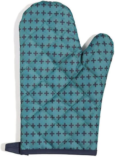 Ovenwanten Keuken - Bakhandschoenen Warmte-isolatie - Veilig Koken - Extra Dikke Isolatie - 2 Stuks - Zwart