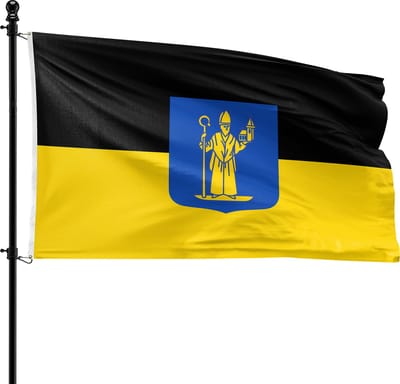 VlagDirect - Mill en Sint Hubert vlag - Gemeente Mill en Sint Hubert vlag - 90 x 150 cm.