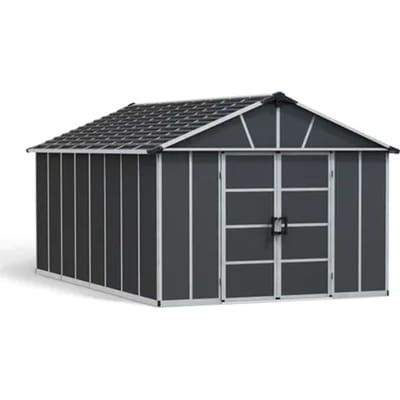 Canopia Metalen Tuinhuis Yukon - Donkergrijs - 519x332cm
