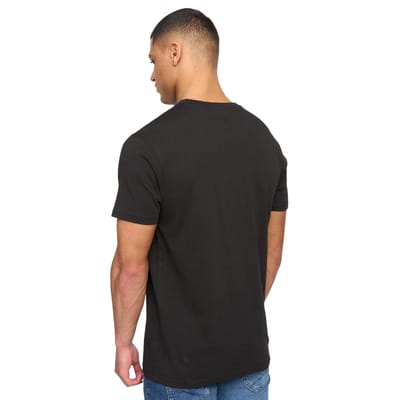 Henleys Heren Henclose Katoenen T-Shirt (Zwart)