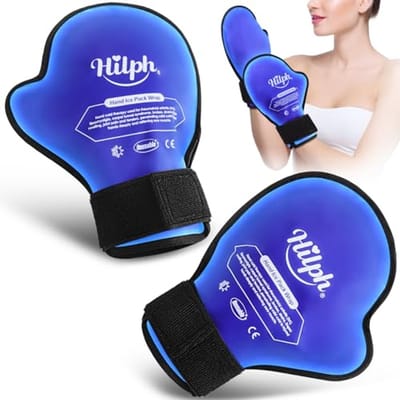 Wrist Hand Hot and Cold Therapy Ice Pack Wrap for Hand Injuries