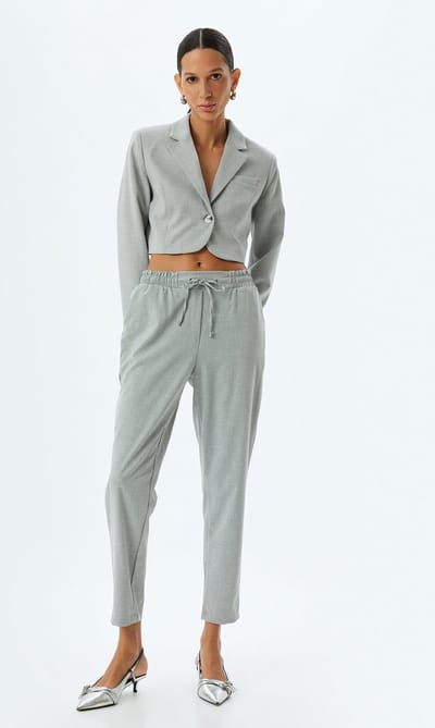 Hoge taille Jogger Broek
