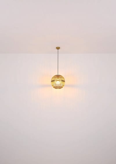 Globo - hanglamp - HERMI II - brons - metaal - Ø 40cm - E27 - 14995H2