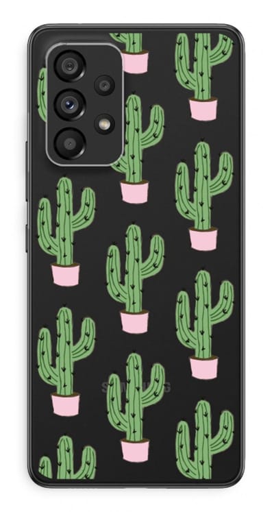 Case Company® - Hoesje geschikt voor Samsung Galaxy A53 5G hoesje - Cactus Lover - Soft Cover Telefoonhoesje - Bescherming aan alle Kanten en Schermrand