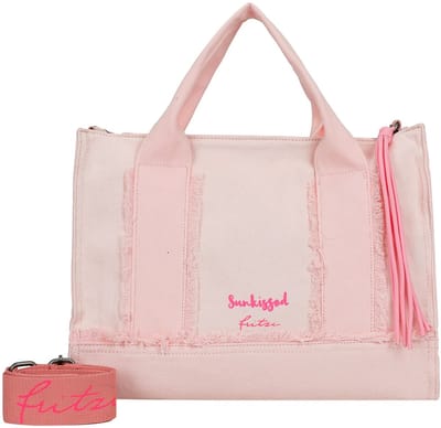 Fritzi aus Preußen Handtas Schoudertas Tote Bag Limited Washed Denim Shopper Washed Rose Roze