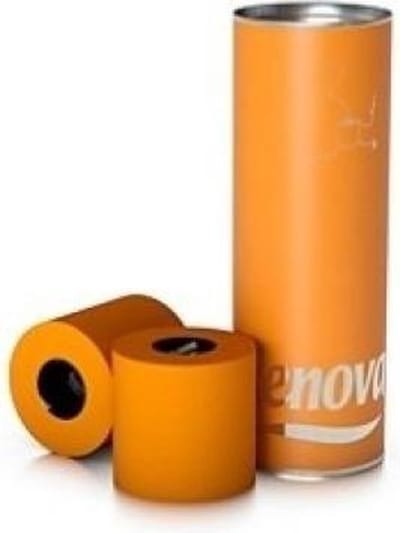 Oranje toiletpapier cadeaukoker