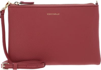 COCCINELLE Leren Schoudertas Best Crossbody Bag Pot Rood