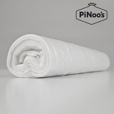 Transparante Vuilniszakken 35-50 Liter | 5 rollen à 20 zakken - Gerecycled LDPE-plastic | T25 | 80x65 cm - Brede vuilniszakken 35L, Afvalzak 35 liter, Vuilniszakken 50 liter, Geschikte afvalzakken voor in brede/lage pedaalemmers (08006501125)