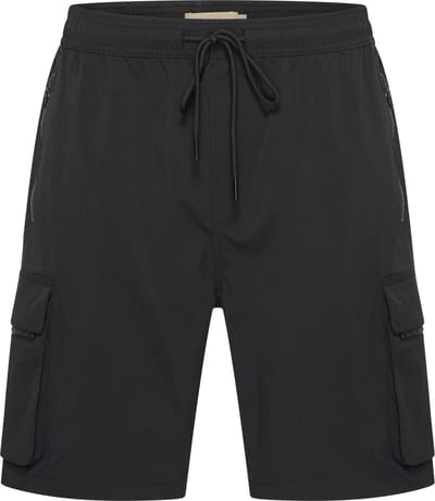 Mario Russo Cargo Short Zeno - Korte broek heren met zakken - Cargo broeken - Shorts heren - Wandelbroek - Werkbroek - Zwart