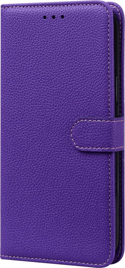 Hoesje geschikt voor iPhone 7 - Bookcase - Koord - Pasjeshouder - Portemonnee - Camerabescherming - Kunstleer - Paars
