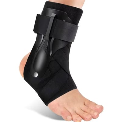 Enkelondersteuning Kenmerken Steun met X-vormige Kruislingse Compressiehoes Vetersluiting Enkel Ergonomische Ondersteuning Voor Mannen En Vrouwen Enkelband Perfect L