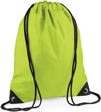 Sporttas met Trekkoord - Gymtas Casual - Dagelijks Gebruik - Lichtgewicht Materiaal - 45 x 34 cm - Kalk