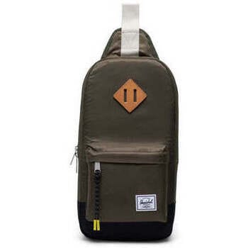Field Trip | Heritage Shoulder Bag - Ivy Green/Light Pelican / Schoudertas - crossbodytas / 100% gerecycleerd nylon / Beperkte Levenslange Garantie / Beige