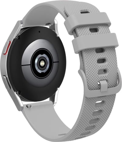 Siliconen bandje - geschikt voor Garmin Vivoactive 4 / Venu 2 / Venu 3 / Forerunner 255 / 265 - grijs