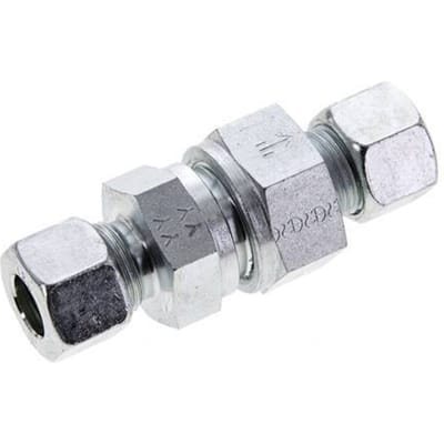 12L (M18x1.5) Elektrolytisch verzinkt Stalen Terugslagklep Snijring 1-250 bar ISO 8434-1