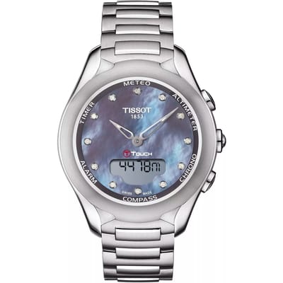 Tissot T-Touch Solar T0752201110601 Horloge - Staal - Zilverkleurig - Ø 39 mm