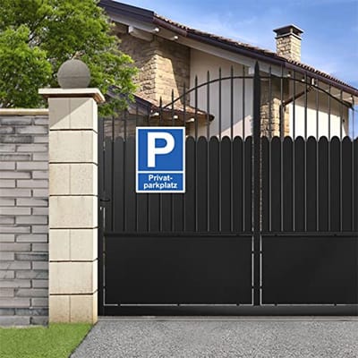 Schild privé parkeerplaats 20x30 cm - Aluminium composietplaat 3mm dik