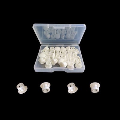30 stuks witte gatpluggen 8 mm (5/16 inch) witte plastic gatpluggen witte plastic pluggen voor gaten hardware stekkers kast gat pluggen schroefgat pluggen plastic pluggen voor gaten (wit)