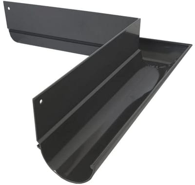 Aluminium Goothoek 90° | Grafietkleur | Gootsystemen voor Terras, Balkon en Carport