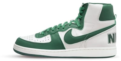 Nike Terminator High - Heren Sneakers Schoenen Leer Wit-Groen FD0650-100