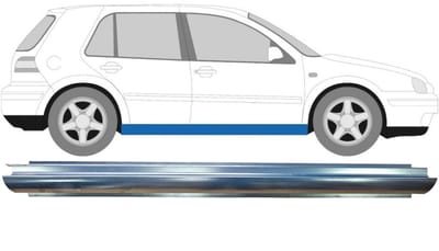 Reparatie dorpel voor Volkswagen Golf 4 1997-2006 / Links = Rechts (symmetrisch)