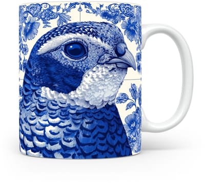 Mok Ptarmigan Beker voor koffie of tas voor thee, cadeau voor dierenliefhebbers, moeder, vader, collega, vriend, vriendin, kantoor, opa, oma, hond, kerst, sinterklaas, verjaardag