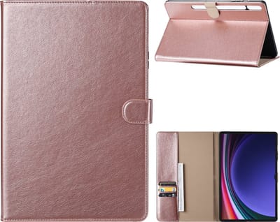 Hoes geschikt voor Samsung Galaxy Tab S9 2023 11 inch Tablet Hoesje Kunstleer Luxe Magnetisch Case Cover