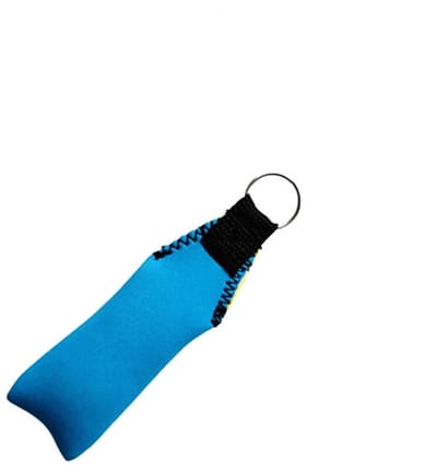 Drijvende neopreen sleutelhanger - Neopreen - Foam - Zeilen - Boot sleutelhanger - Drijvende Sleutelhanger - 14 CM - Blauw - Sleutels niet meer kwijtraken - Drijvende sleutels - CHPN