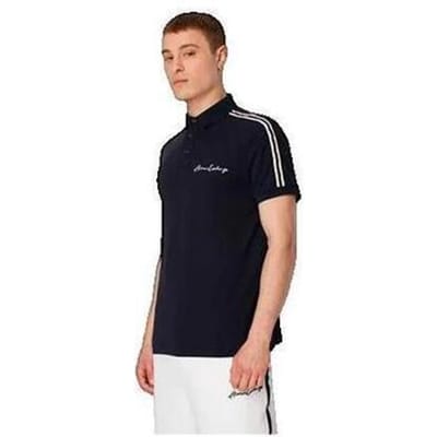 Polo Shirt Korte Mouw Emporio Armani Polo manches courtes bleu marine