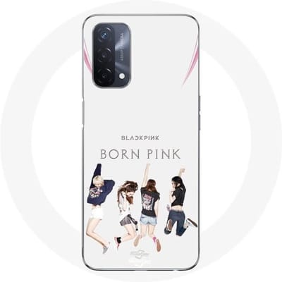 Oppo A93 5G hoesje zwartroze geboren roze Kpop