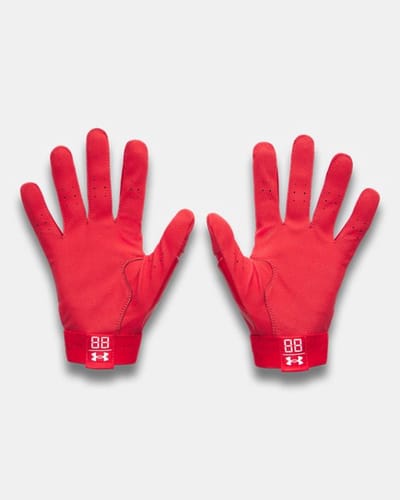 Underarmour Clean up - Batting gloves - Slaghandschoentjes - Red - 2025 - X-Large