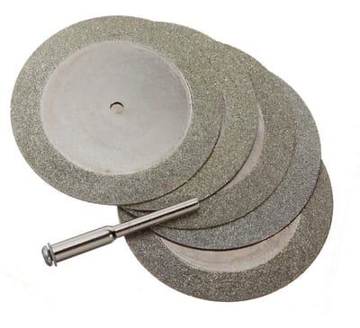 Mini Diamant Slijpschijven voor Edelstenen en Glas met Draaigereedschap en Boorbitje - Perfect voor Hobby en Professioneel Gebruik