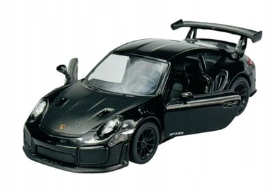 Kinsmart Porsche 911 992 GT2 RS Zwart Metaal Model 1:36