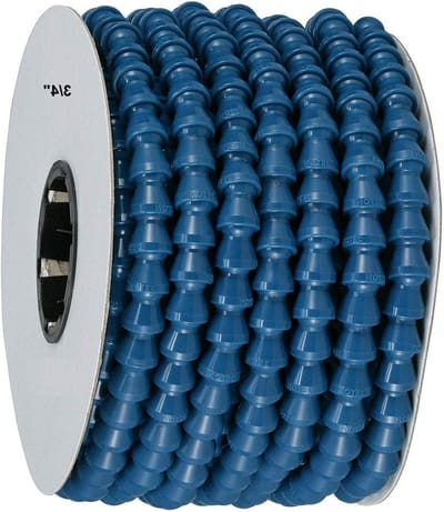 Vacuüm slang - Scharnierende buis - Stofafzuiging aansluiten - Chemisch bestendig materiaal - 1 meter - Blauw