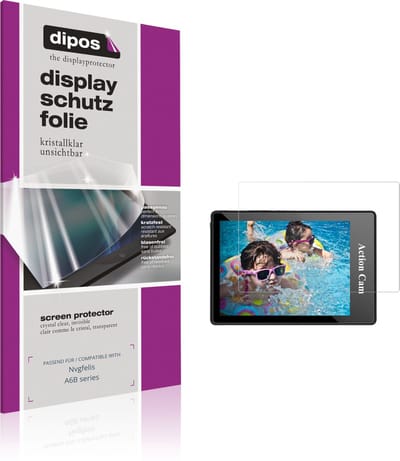 dipos – 4x Beschermfolie geschikt voor Nvgfelis A6B series | Krasbestendige & heldere Screenprotector Ultra-Thin