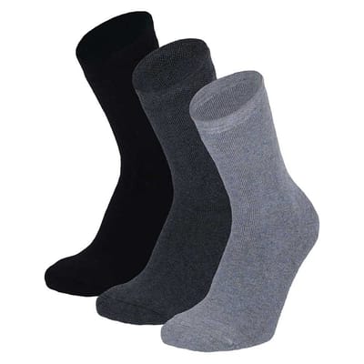 Apollo - Badstof Kindersokken - Multi Navy - 3-Pak - Maat 23/26