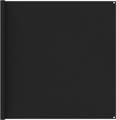 vidaXL - Tenttapijt - 200x200 - cm - zwart