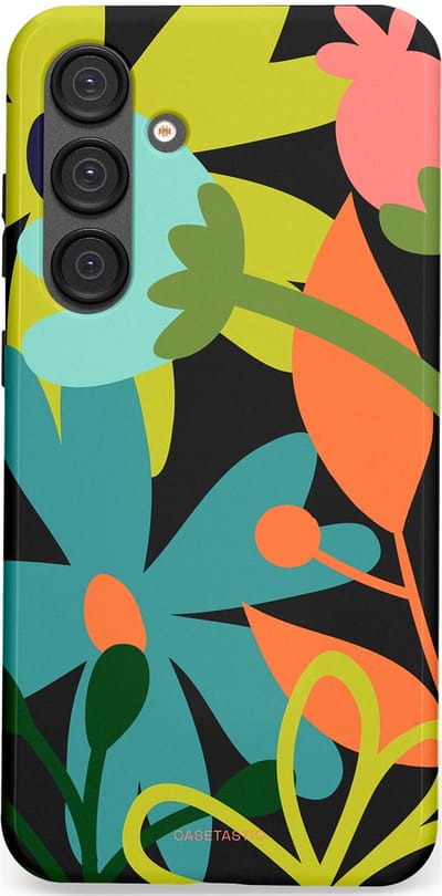 Casetastic Hoesje Geschikt voor Samsung S25 Plus - Stijlvolle Beschermende Duo-layer Case - Botanisch Feest