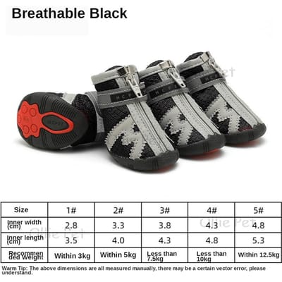 4 stuks/set Waterdichte Siliconen Hondenschoenen Antislip Regen Kleine Honden Laarsjes Duurzaam Zomer Ademende Hondenschoenen voor Puppy Teddy Corgi 1