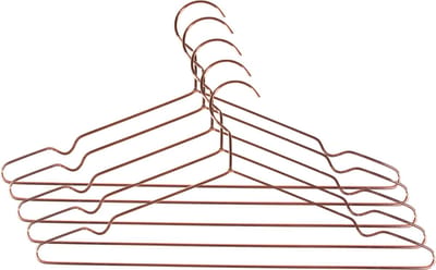 QUVIO Kledinghangers / Kleerhangers / Hangers kleding / Broekhanger - Set van 5 stuks