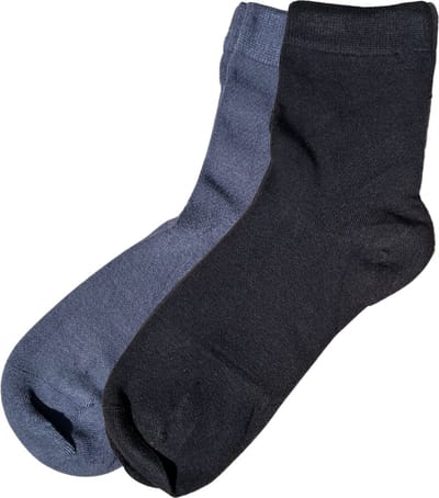 green-goose® Luxe Bamboe Sokken Heren - 2 Paar - Zwart - 44-46 - 95% Bamboe - Hypoallergeen, zacht, duurzaam en comfortabel
