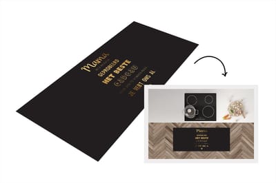Keukenloper - Loper keuken - Spreuken - Quotes Mama Je Hebt Ons Al - Moeder - Moederdag cadeau voor mama - Goud - 120x50 cm - Keukenloper vinyl