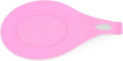 Knaak Lepelmat - Roze - Siliconen - Hittebestendig tot 240°C - Voor Lepels & Kookgerei - 19,5 x 9,5 cm