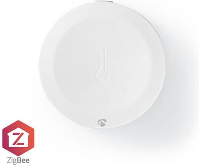 Nedis SmartLife Klimaatsensor - Zigbee 3.0 - Batterij Gevoed - Android / IOS - Wit