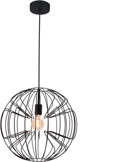 EGLO Okinzuri 1 Hanglamp - E27 - Ø 45 cm - Zwart