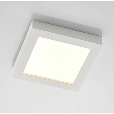 Prios LED plafondlamp Alette, wit, 22,7 cm, 18W, dimbaar