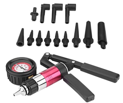 Allecto - Vacuum Device - Multifunctionele Vacuumpomp - Corrosiebestendig - Voor Brake Systems - Inclusief Drukmeter - Geschikt voor Auto's - 1.6 K...