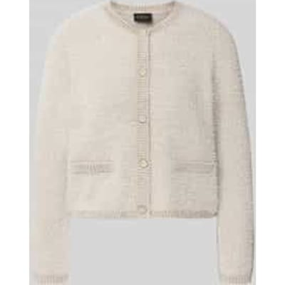 Regular fit gebreid jack van met crewneck