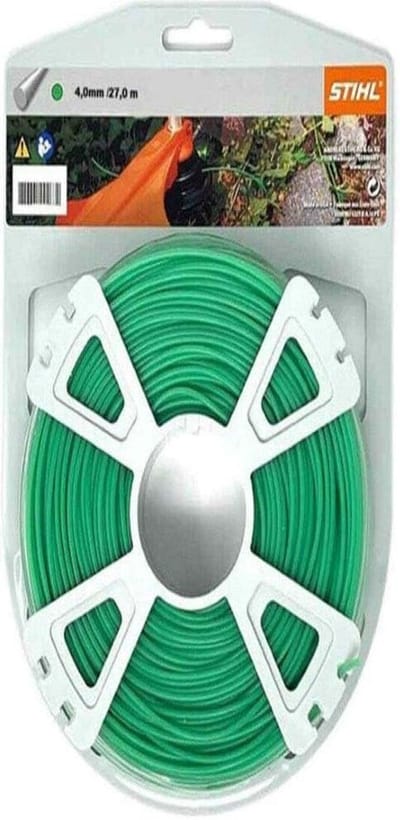 Trimmer Draad - Grasmaaier Touw - Onkruid Verwijderen - Duurzaam Polyamide - 4mm x 27m - Oranje
